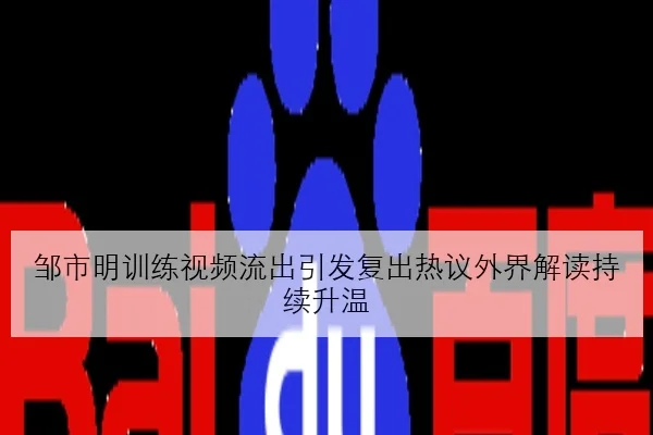 邹市明训练视频流出引发复出热议外界解读持续升温